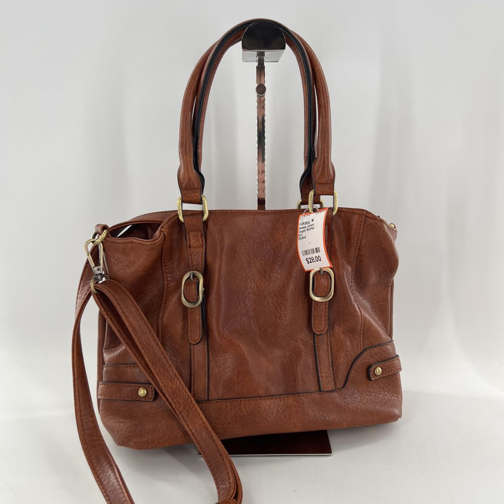 vegan leather conceal carry handbag