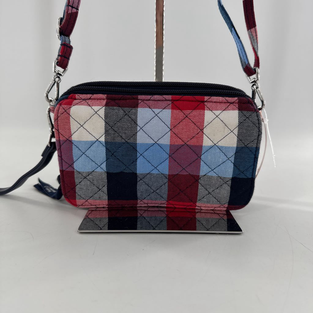 plaid all-in-one crossbody