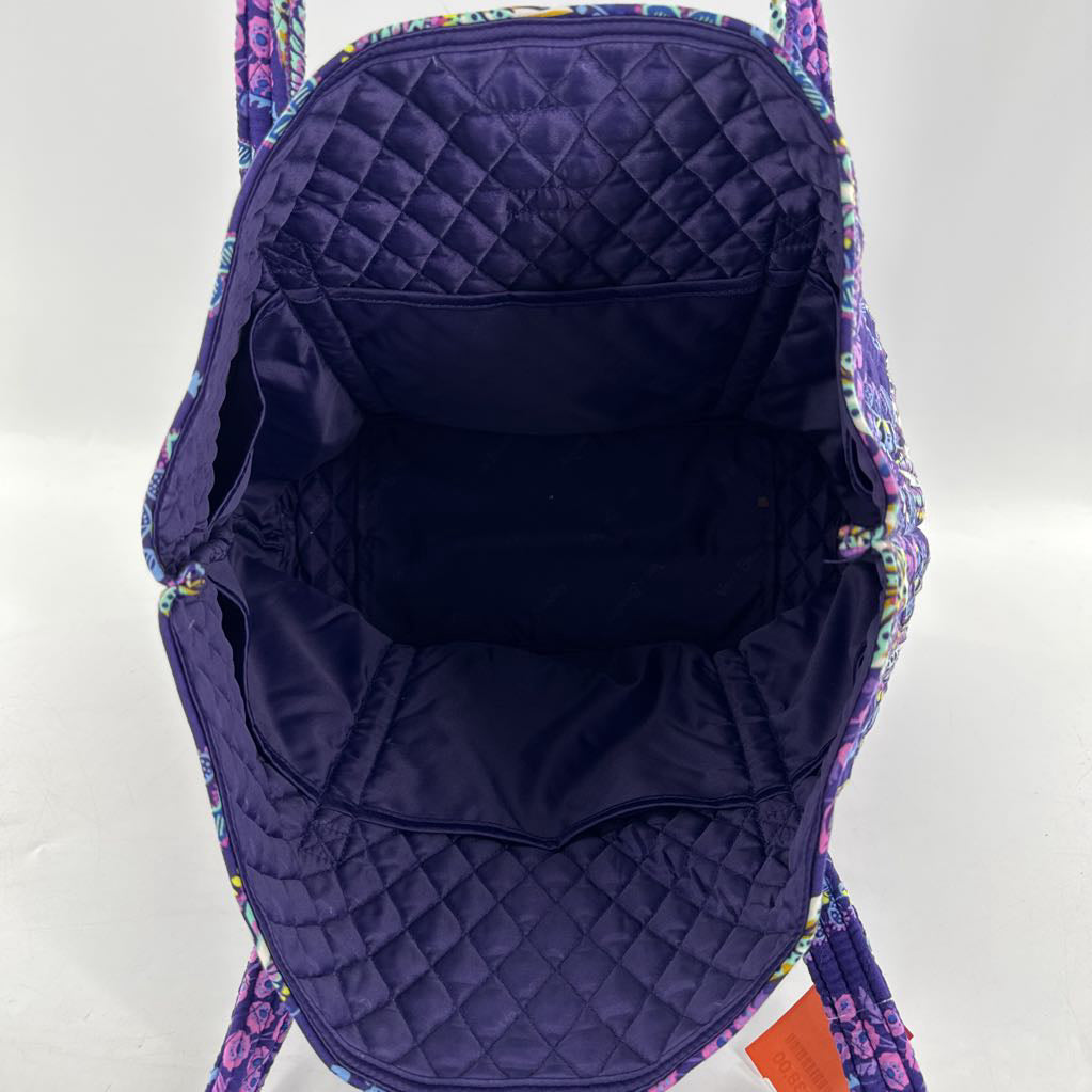 quilted paisley/floral tote