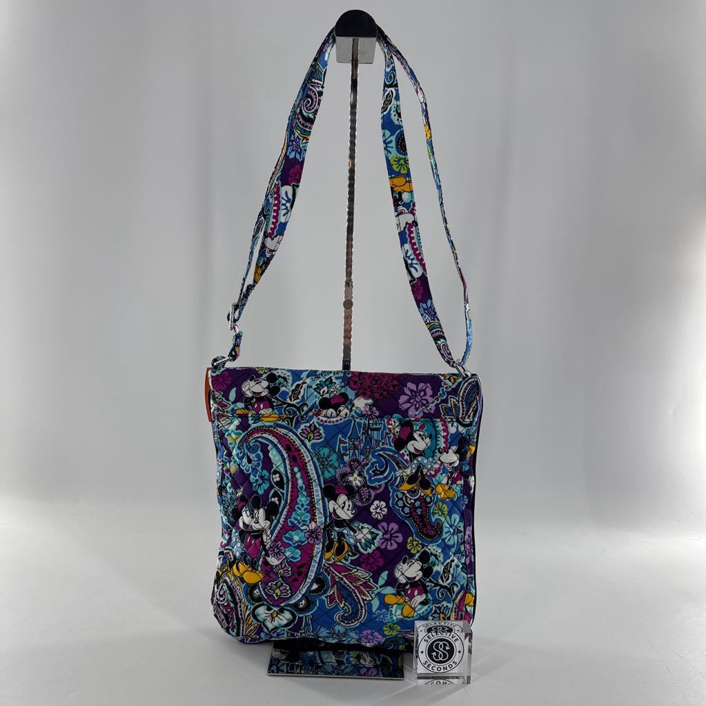 R85 Mickey's paisley celebration triple zip hipster crossbody