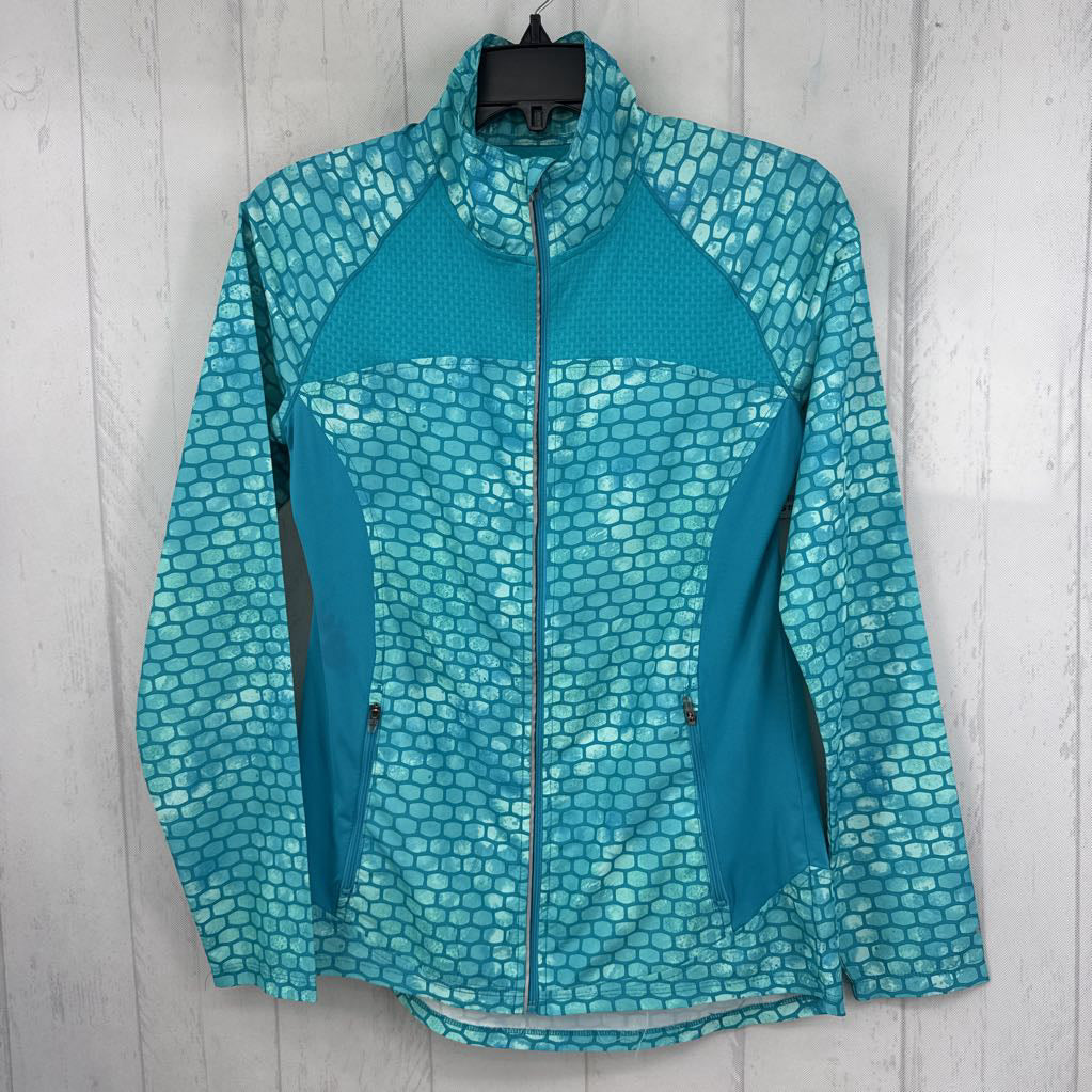 XS printed zip-up jacket