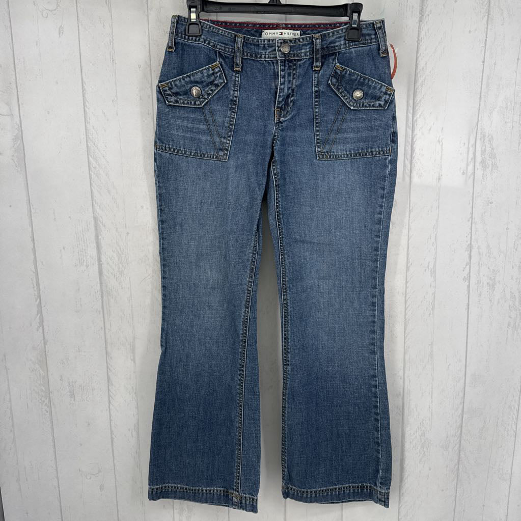 2S flare leg jeans