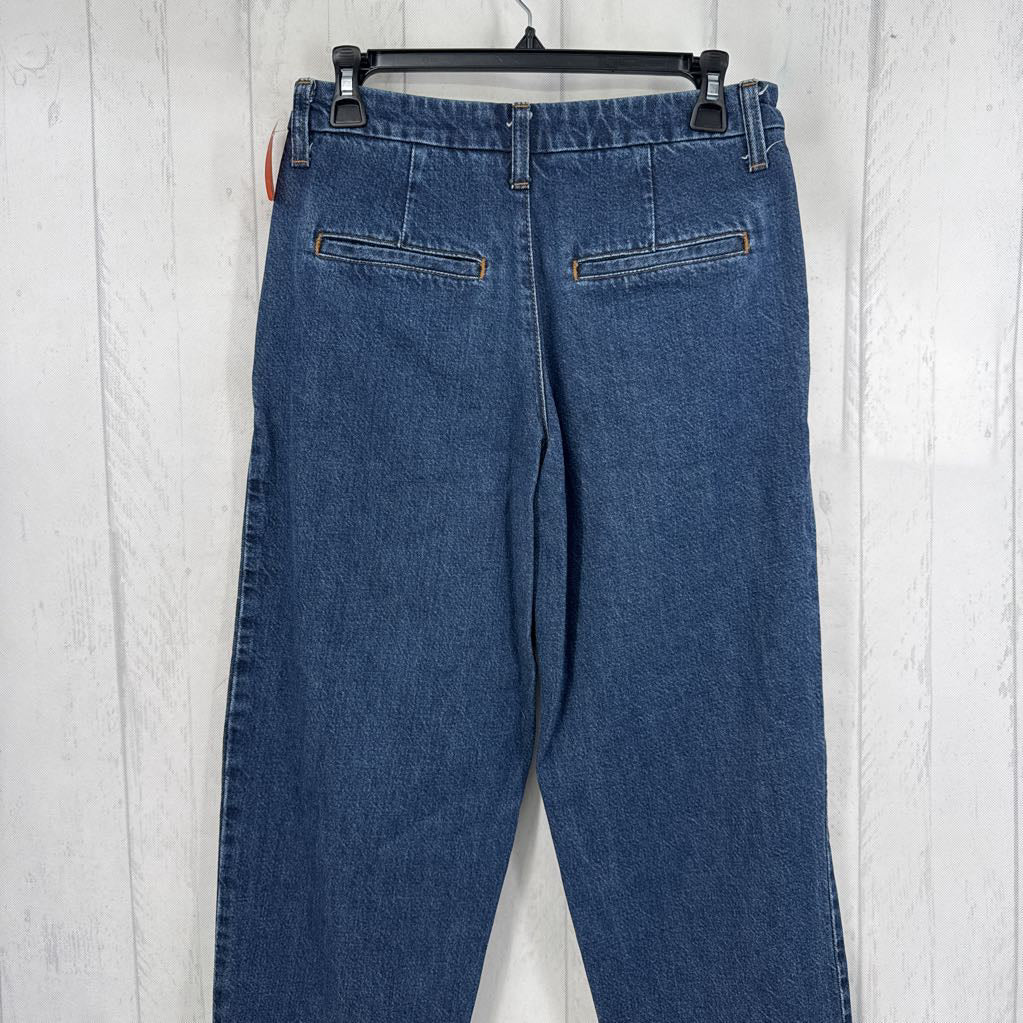 2p mid-rise straight leg jean
