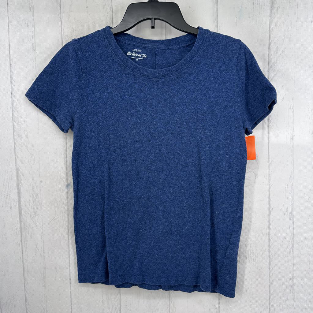 S marled crewneck s/s tee