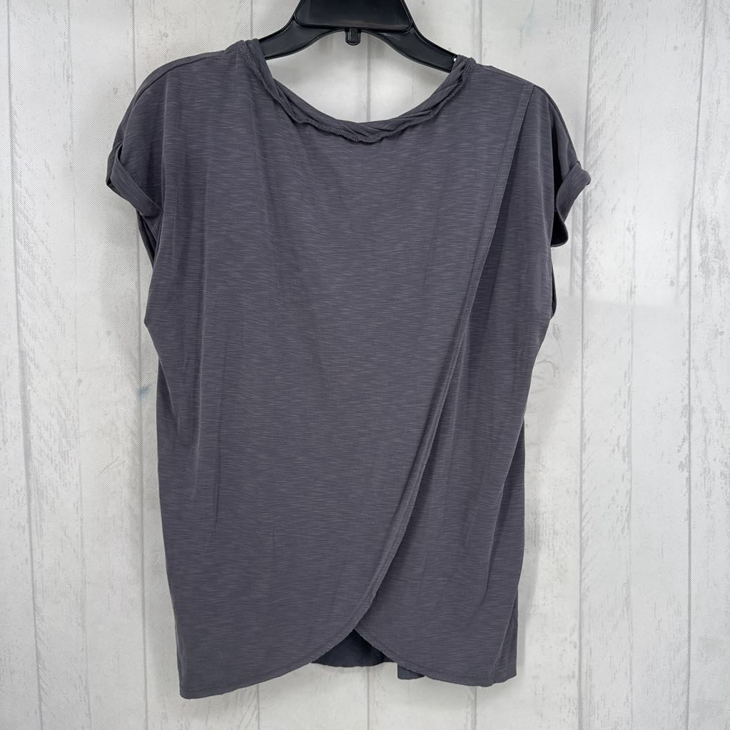 M round neck cap slv tee