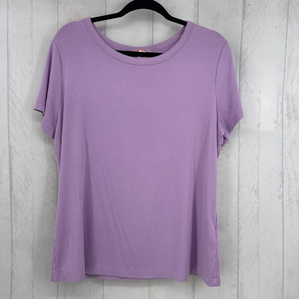 1X ribbed s/s tee