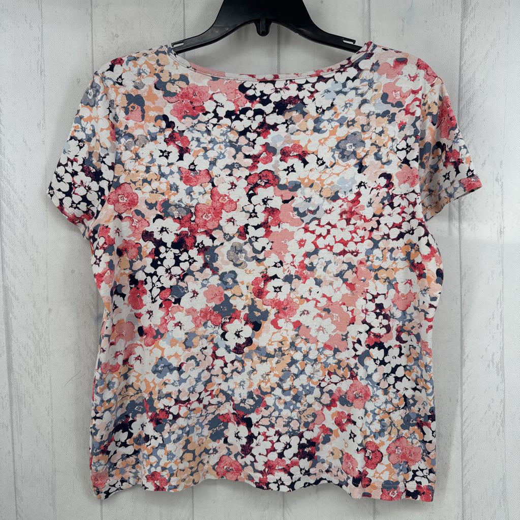 L flo print s/s tee