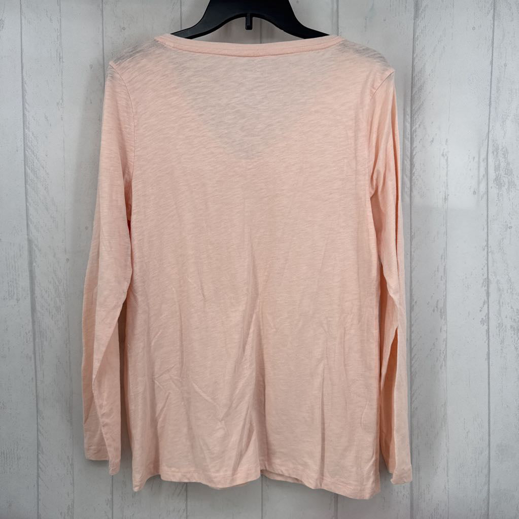 L v-neck l/s tee