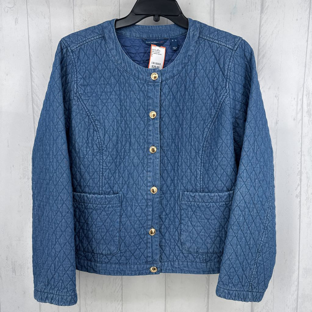 XL quilted denim jacket