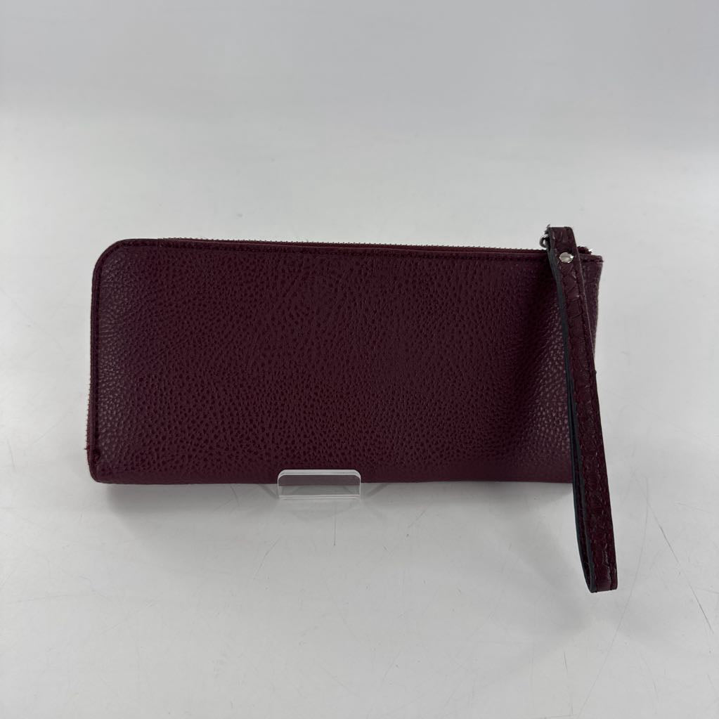 vegan leather embossed wallet/wristlet