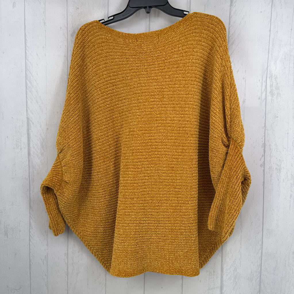 L rib knit dolman slv sweat