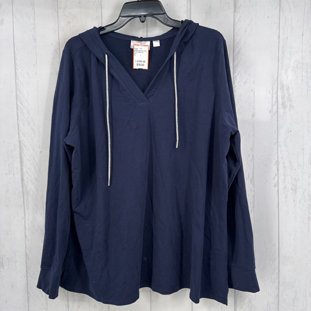 XL hooded l/s pullover