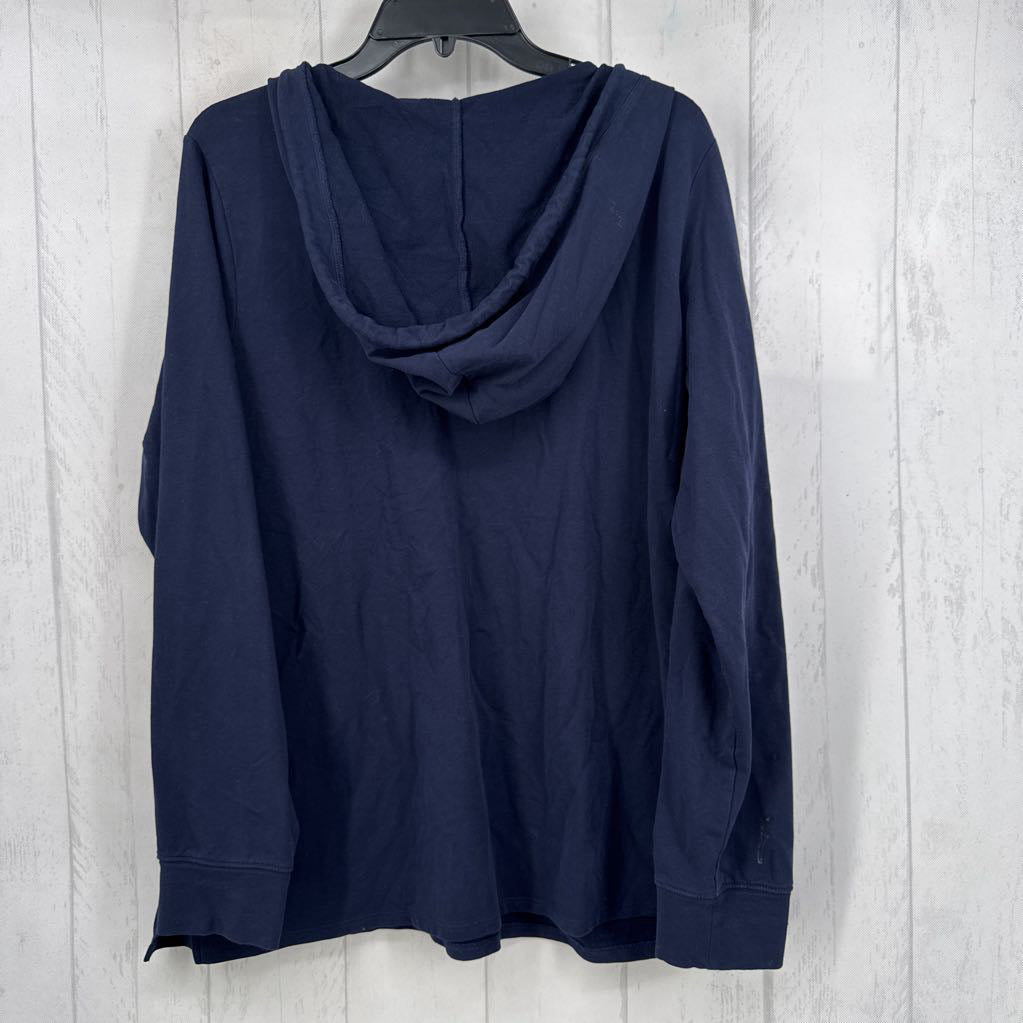 XL hooded l/s pullover