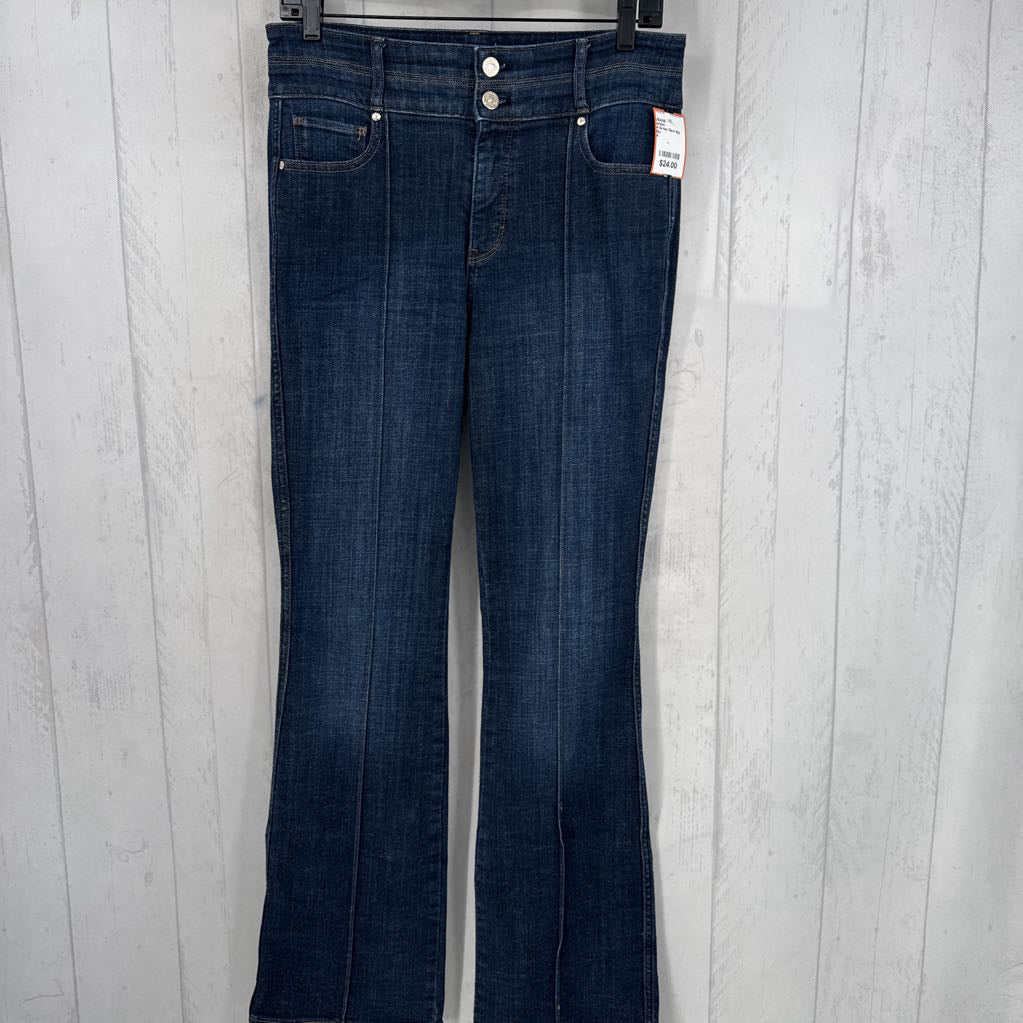 4 hi-rise flare leg jean