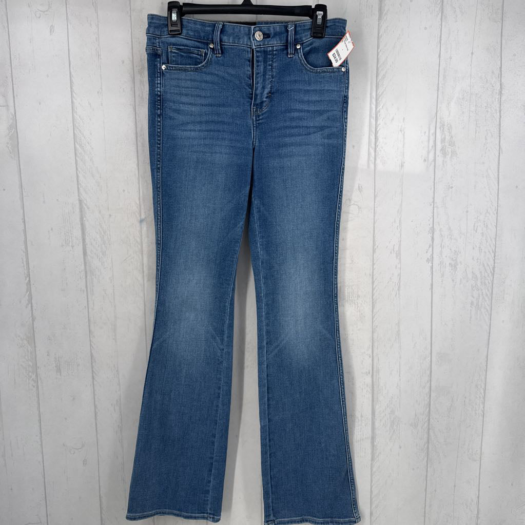 2 hi-rise flare leg jean
