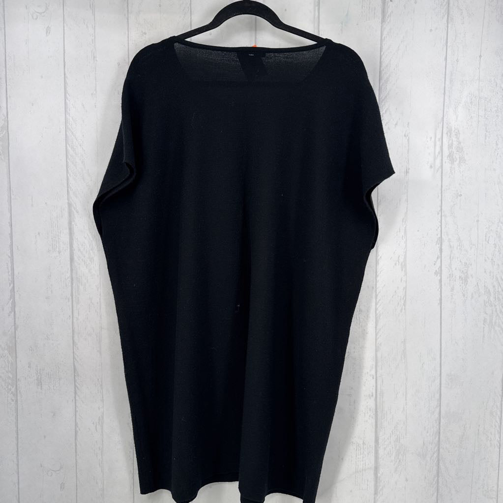 L merino wool cap slv tunic