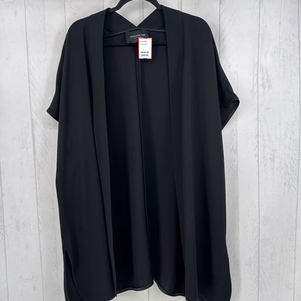 O/S silk ruana