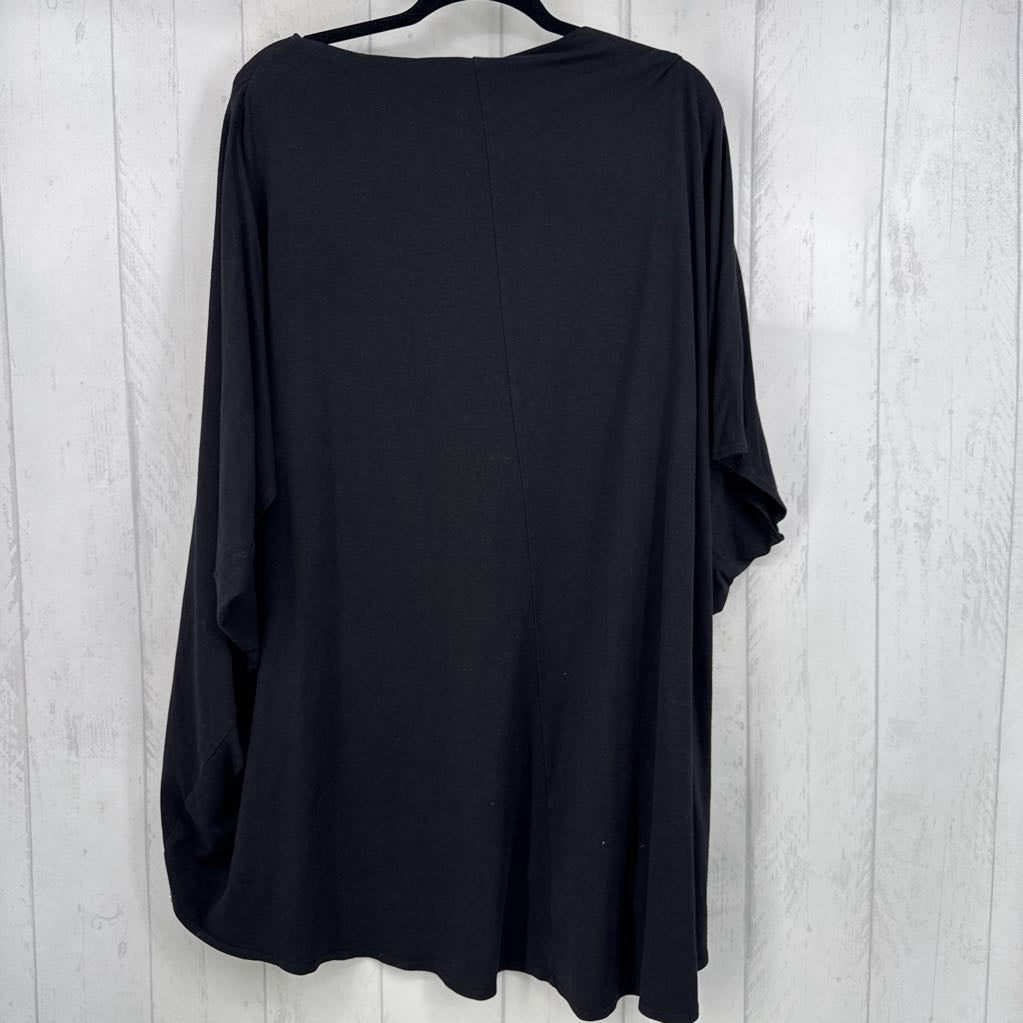 XL cotton spandex poncho