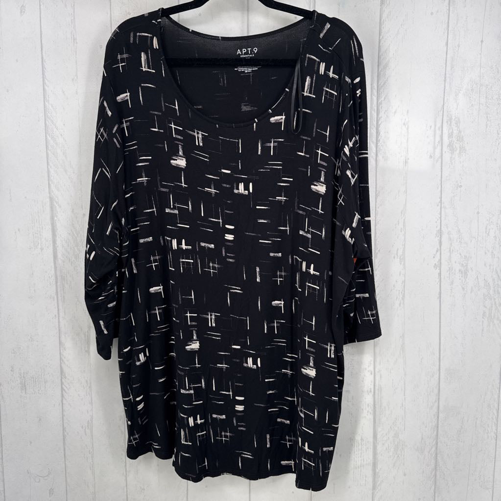 3X printed 3/4 slv tee