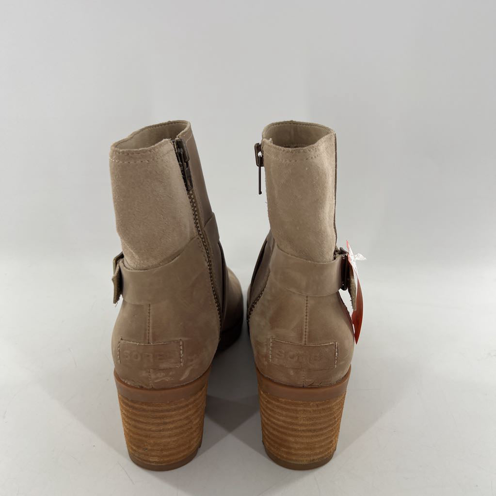 9 suede buckle accent boot