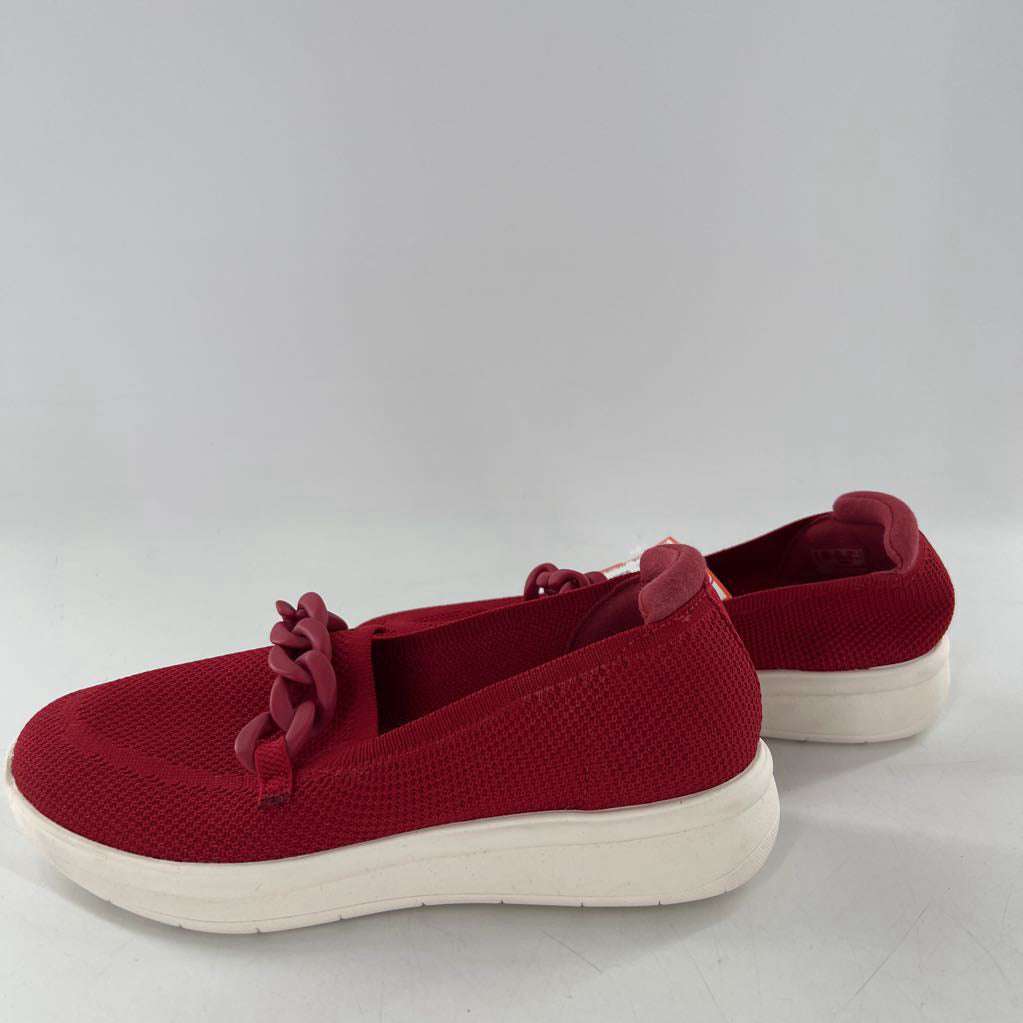 6.5 knit chain detail slip-ons