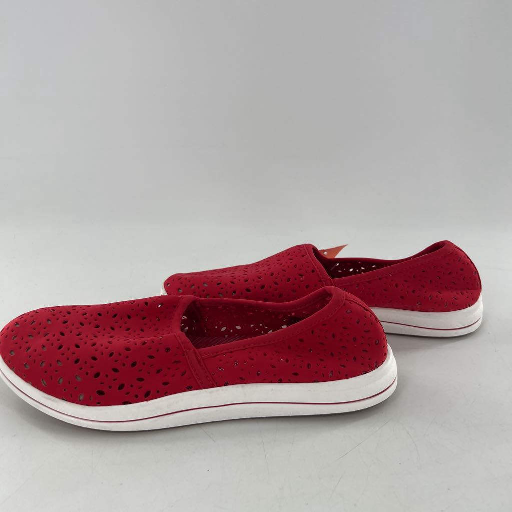 7 perforated slip-ons