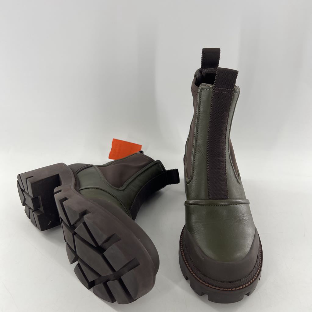 8.5 two-tone lug sole boot