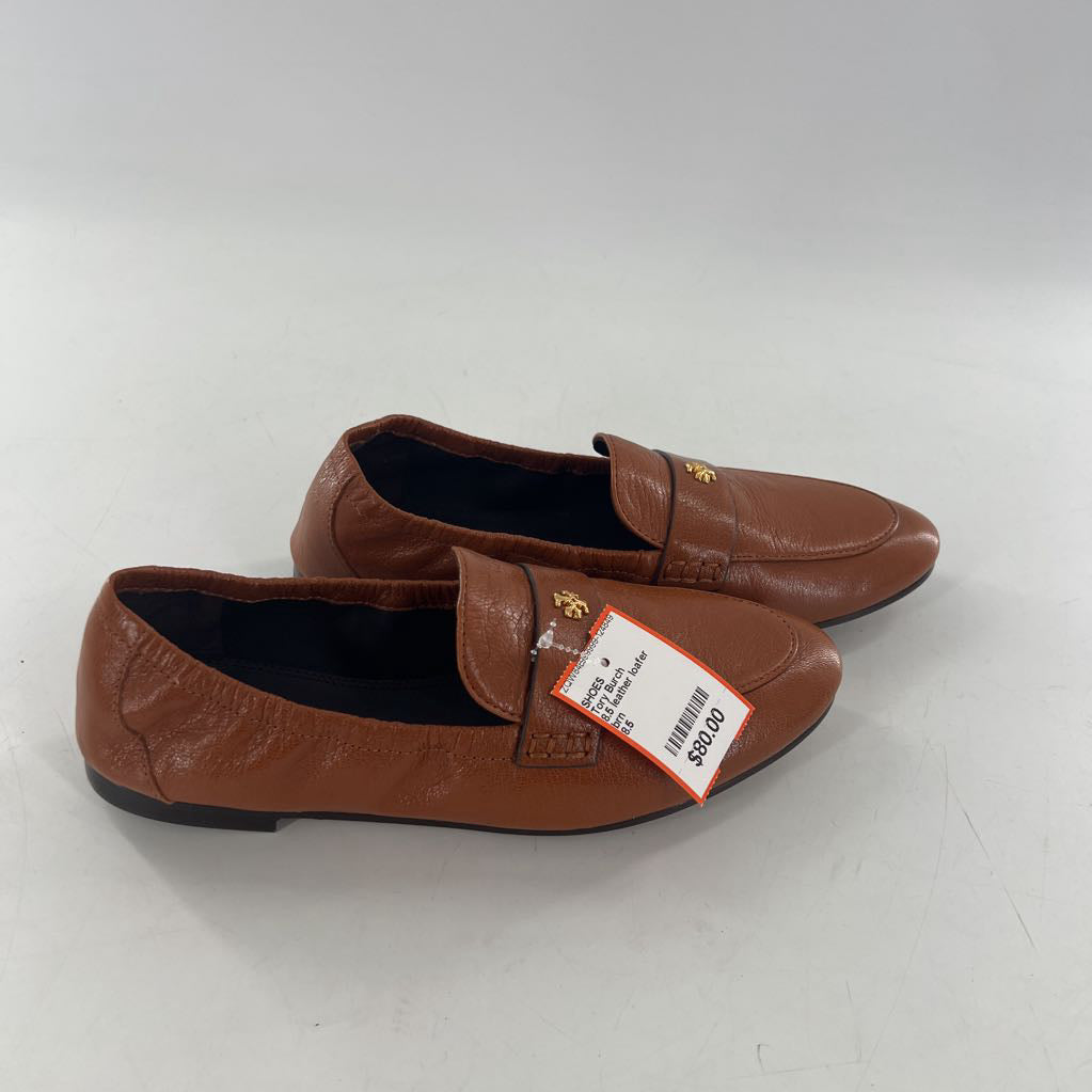 8.5 Tory Burch Ballet Leather Loafer