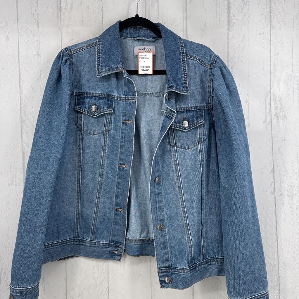 2X denim jacket