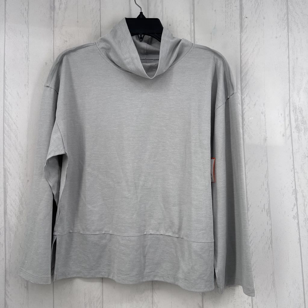 S mock neck l/s tee