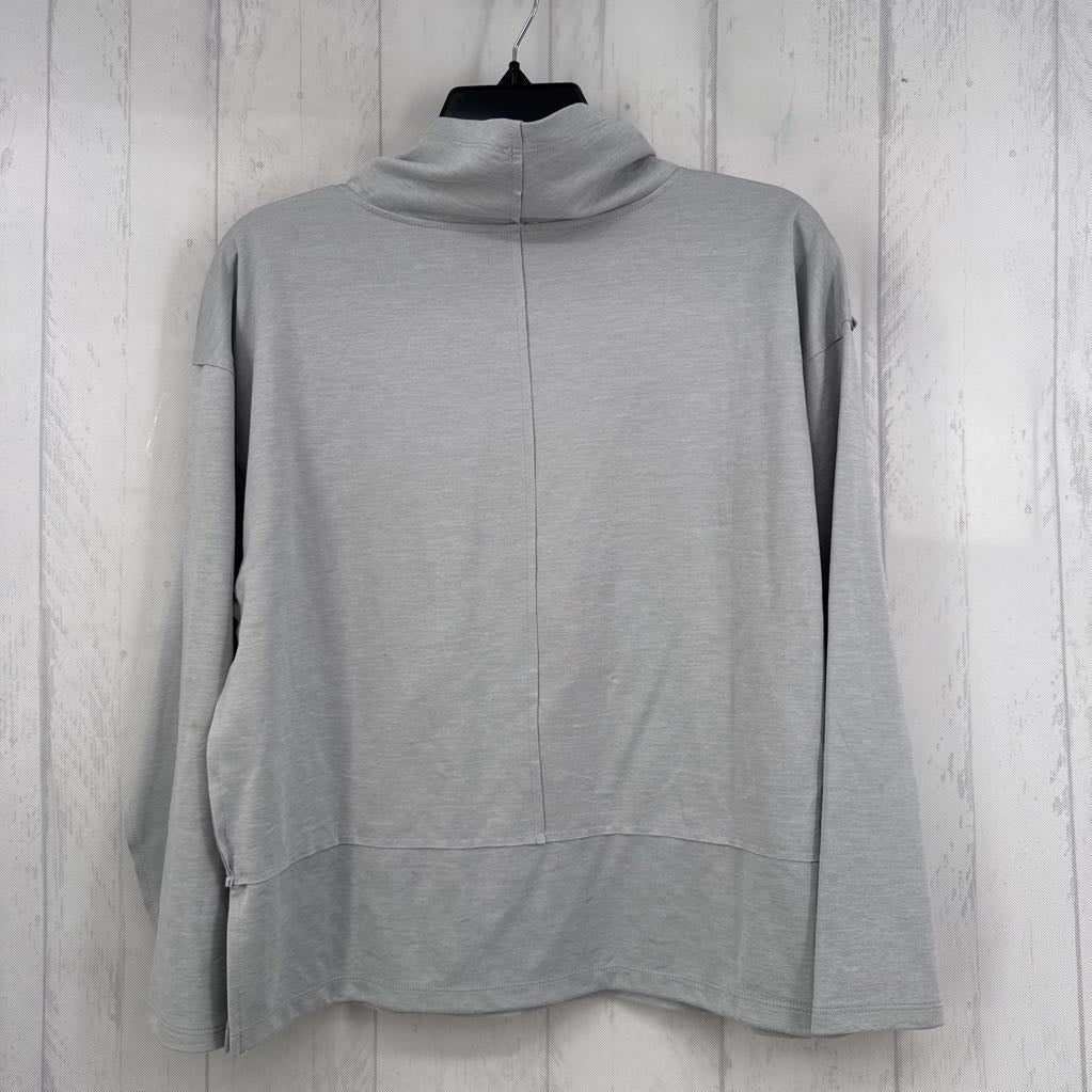 S mock neck l/s tee
