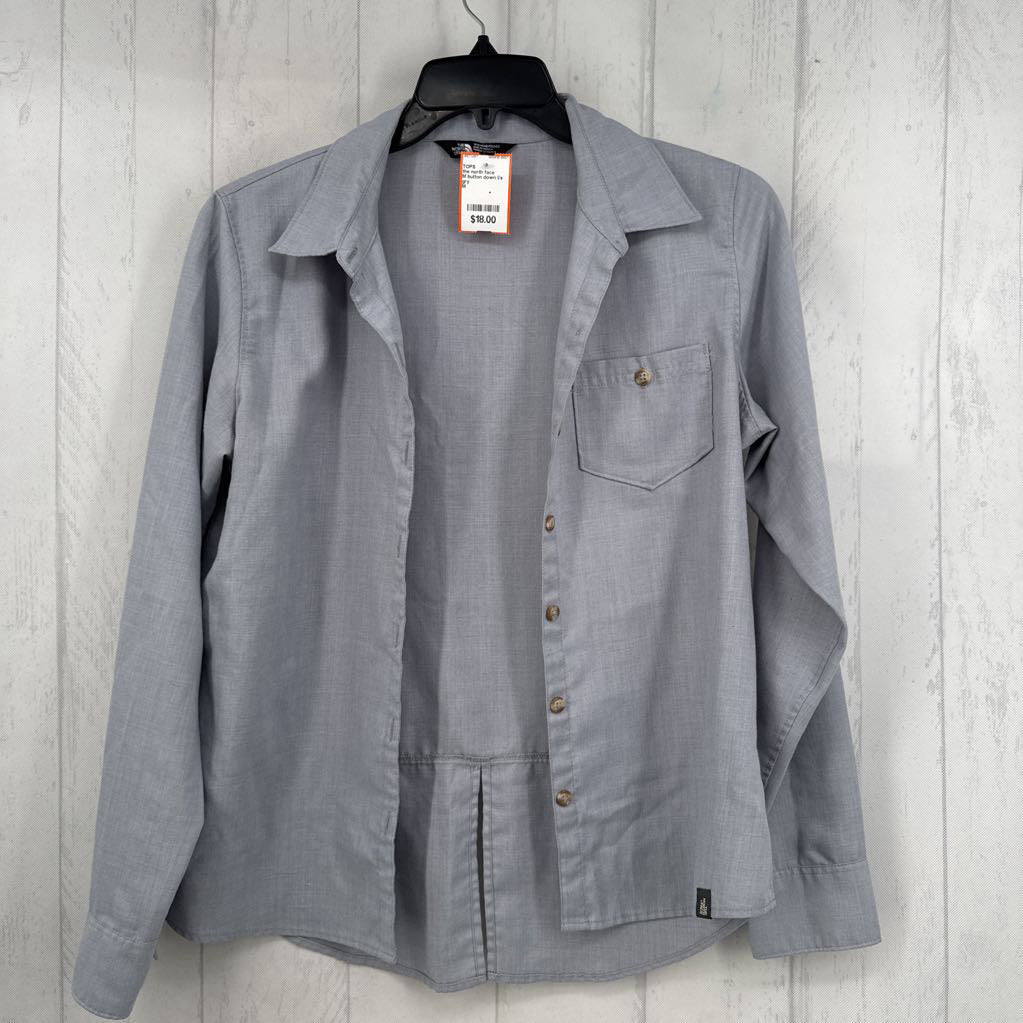 M button down l/s top