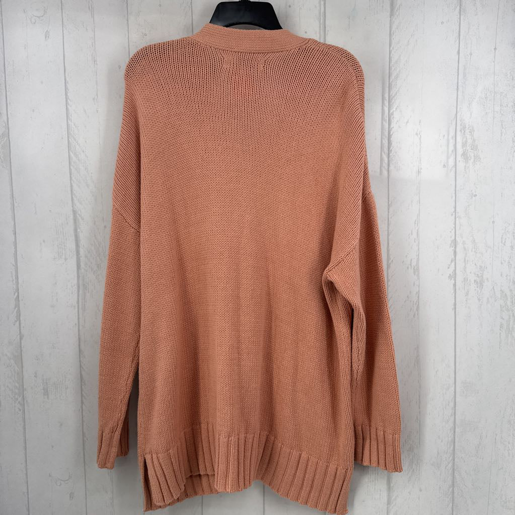 XL button front cardi