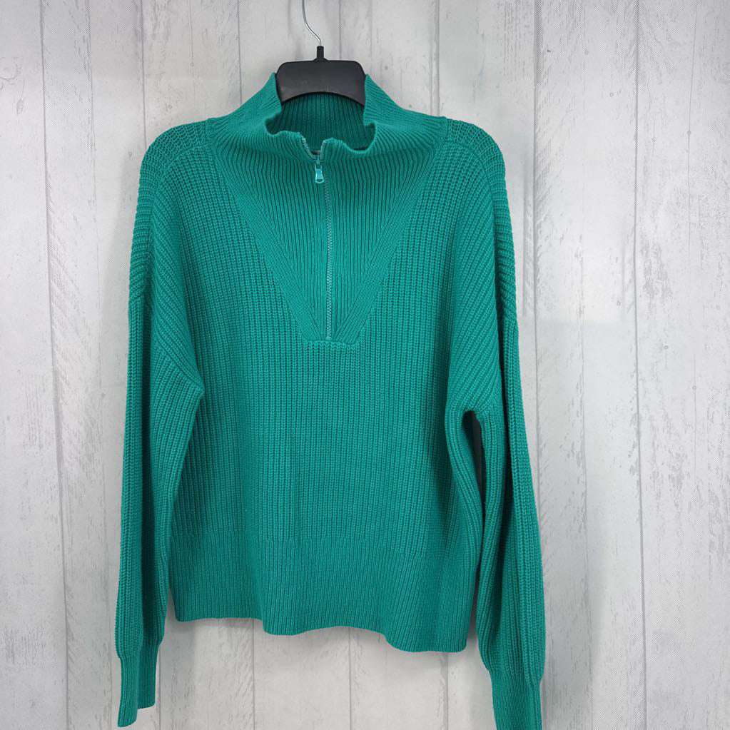 L quarter zip sweater