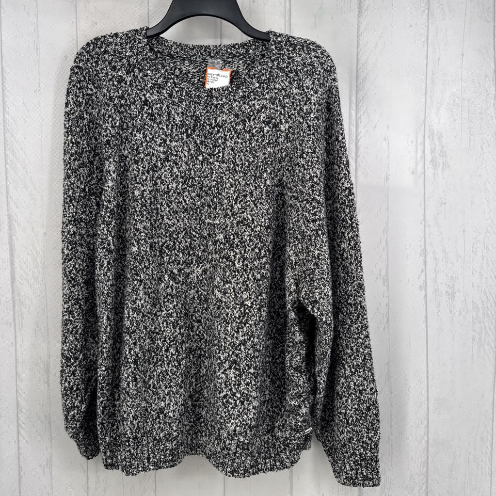XL marled crewneck sweater
