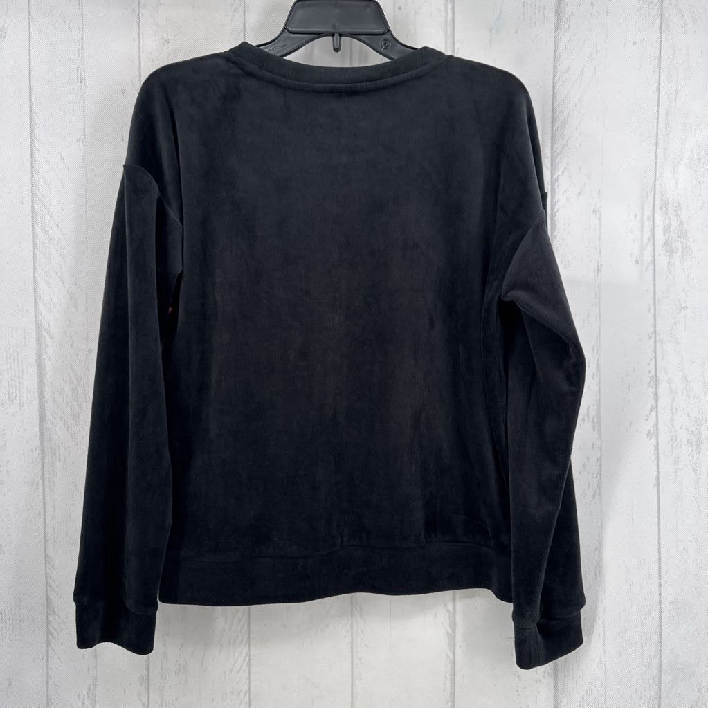 M velour sweatshirt