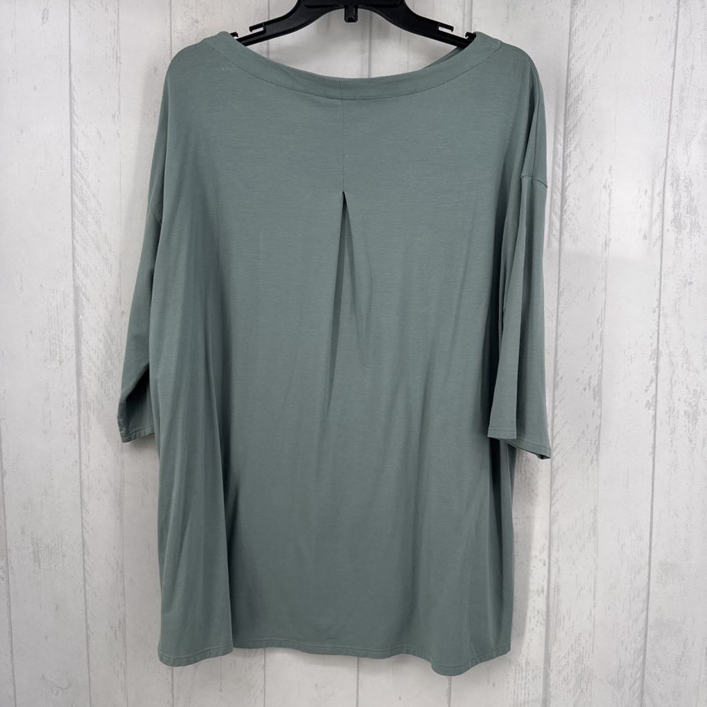 XLp boatneck 3/4 slv tee