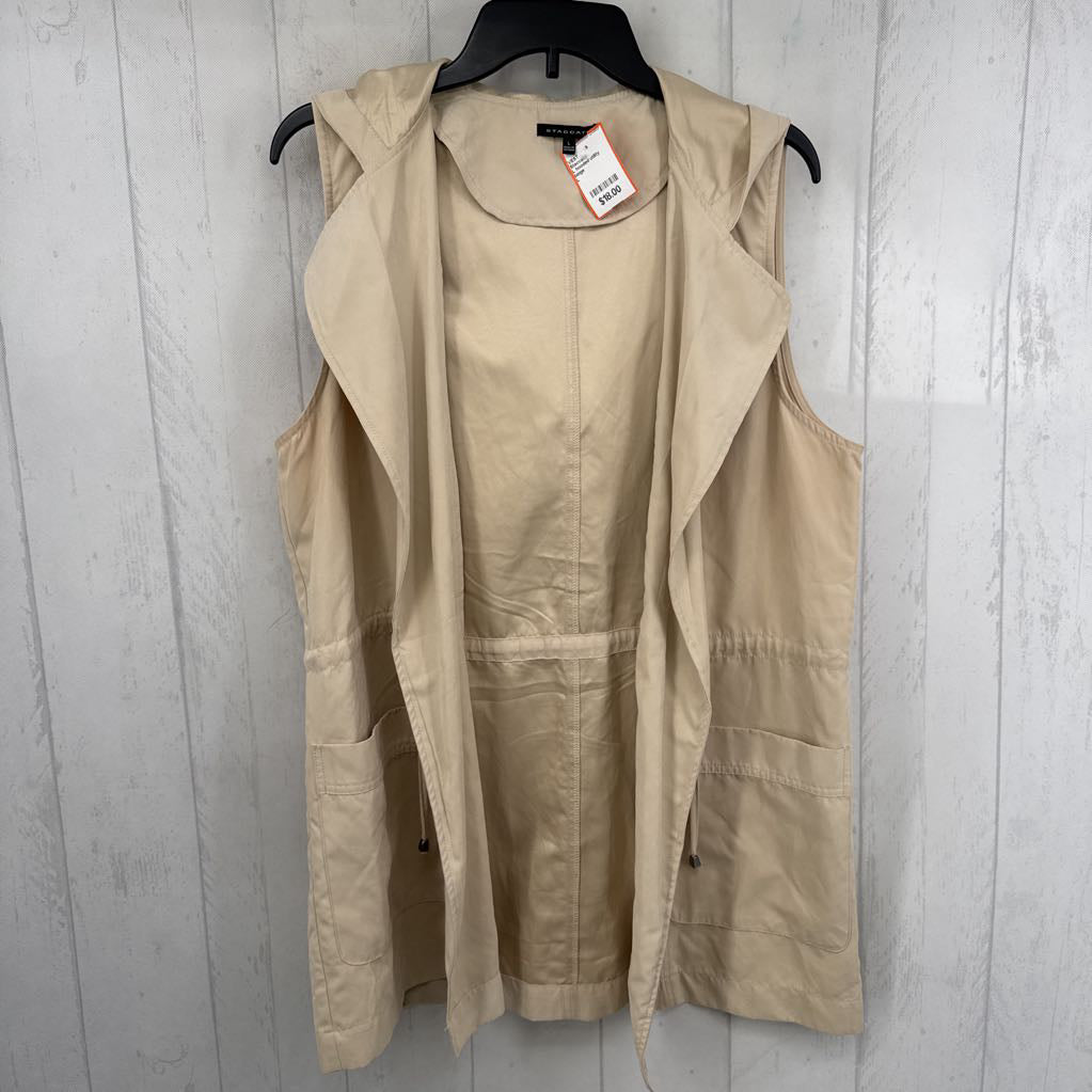 L hooded utility vest