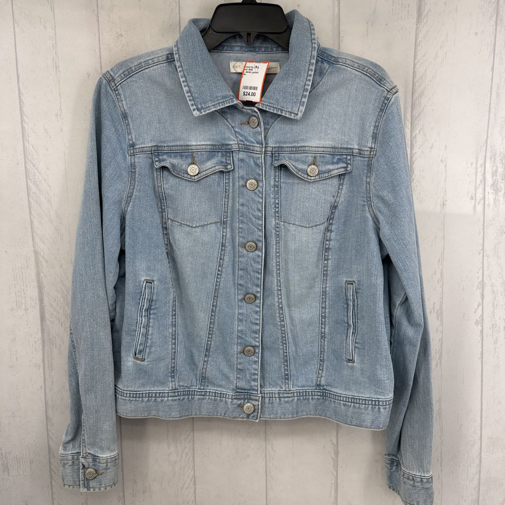 L denim jacket