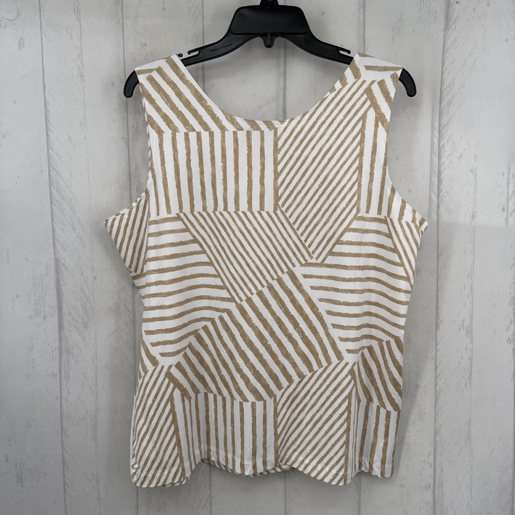 XL striped basic cami