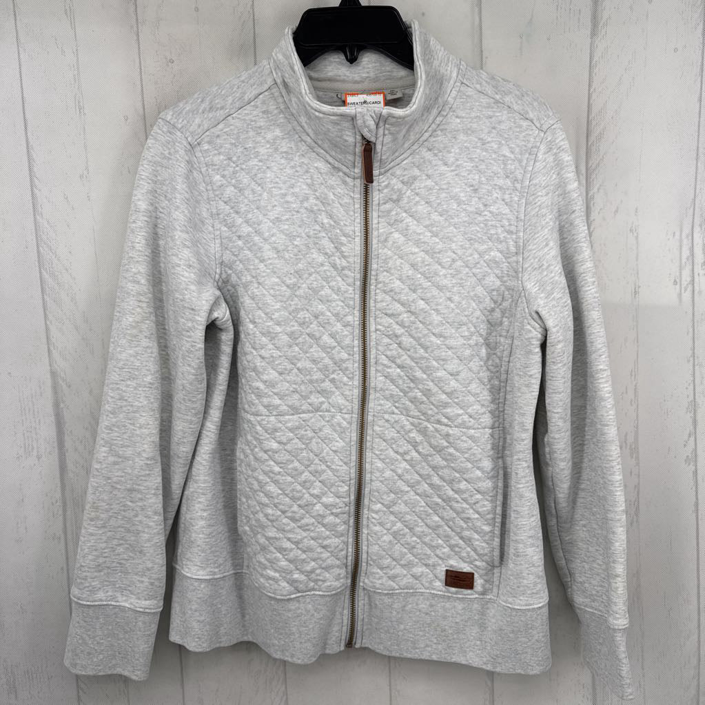 M quilted zip-up sweatshirt