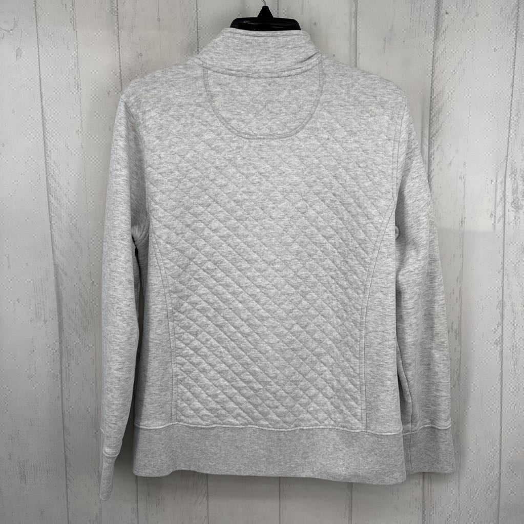 M quilted zip-up sweatshirt
