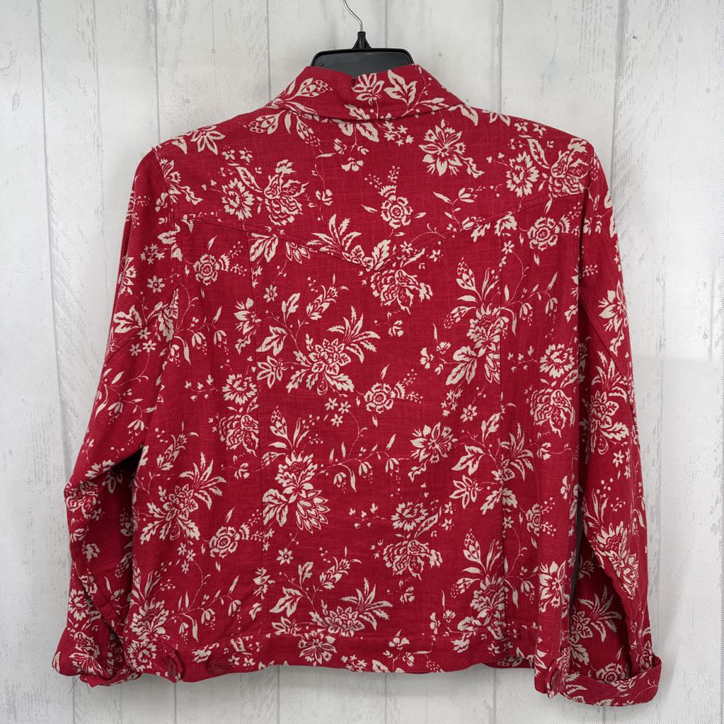 L flo print jacket