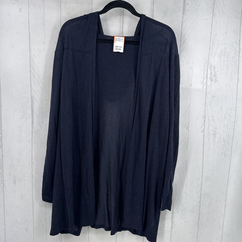 2X lightweight open front cardi