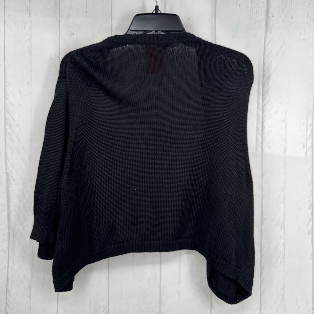 XL open front elbow slv cardi