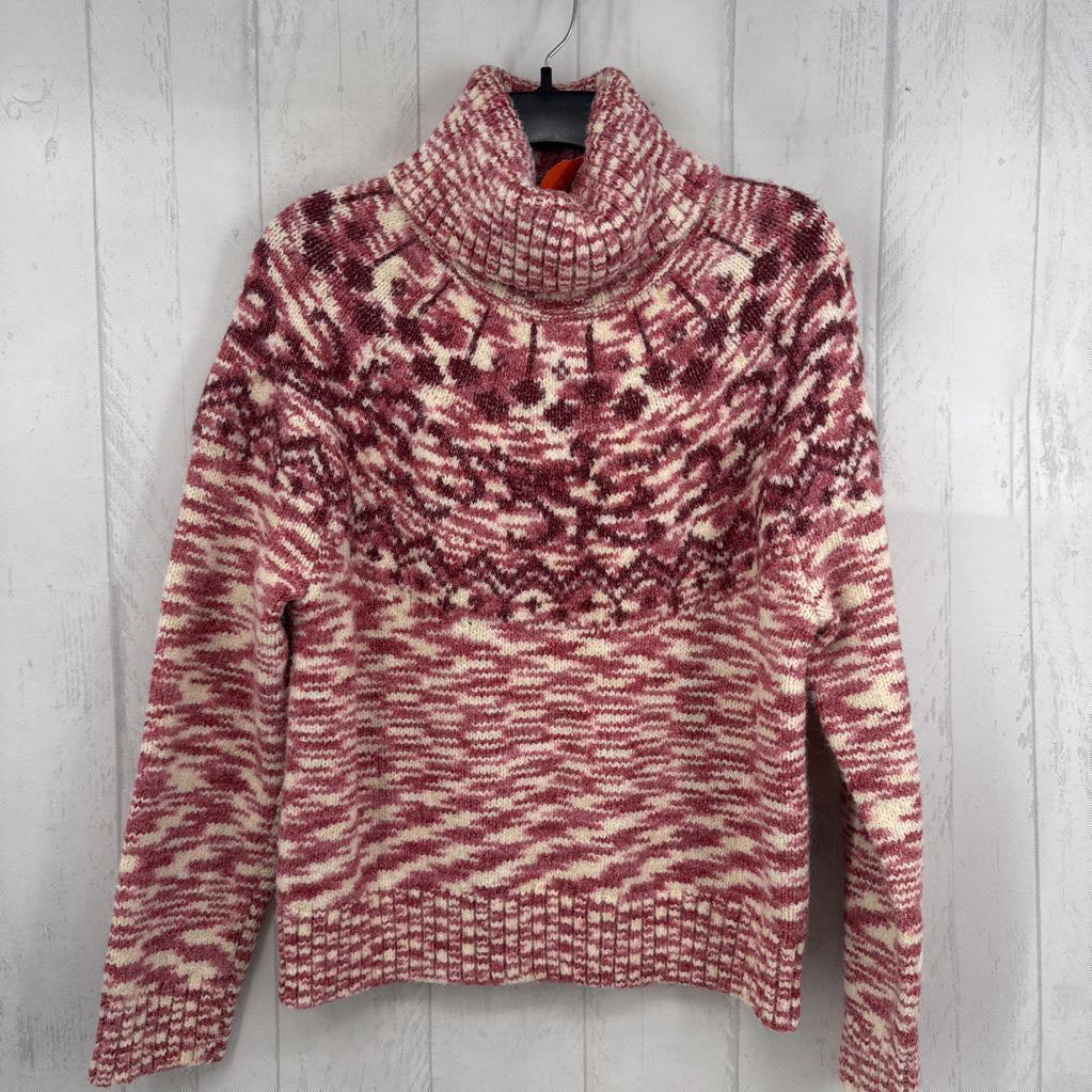 M marled cowl neck sweater