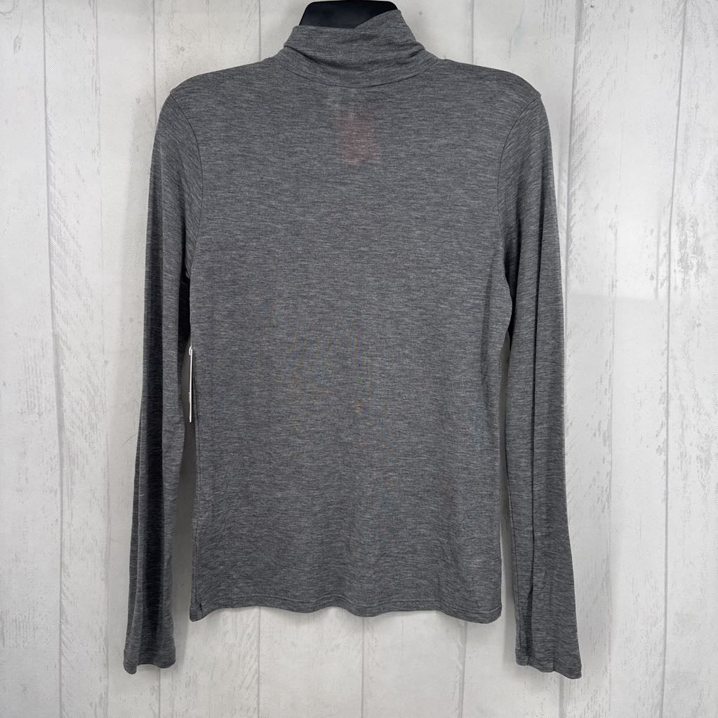 M mock neck l/s tee