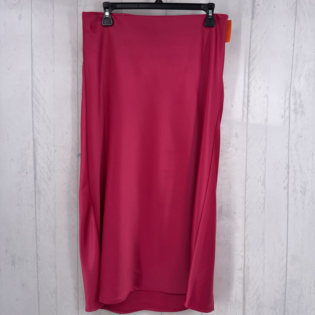 6 pull-on silky skirt