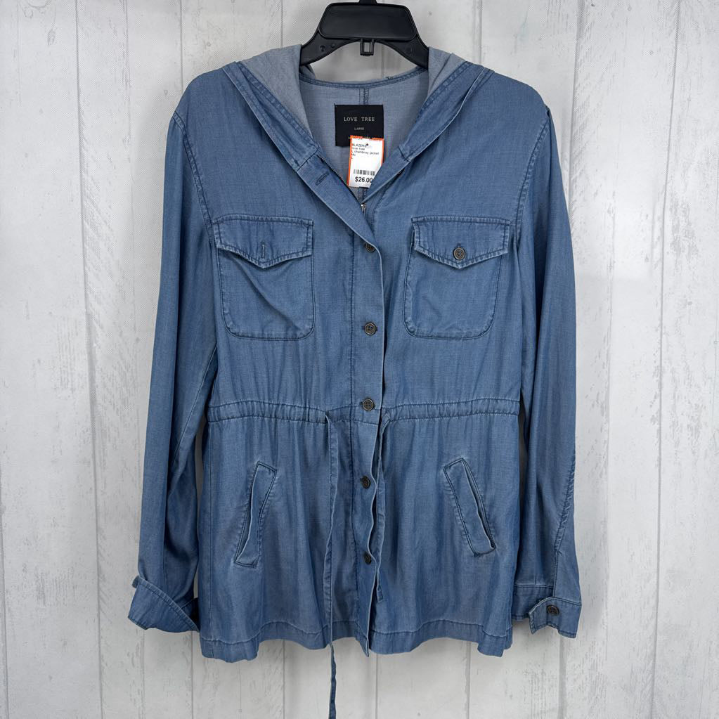 L chambray jacket