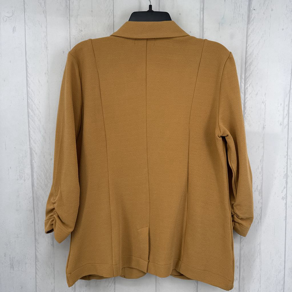 M textured 3/4 slv blazer